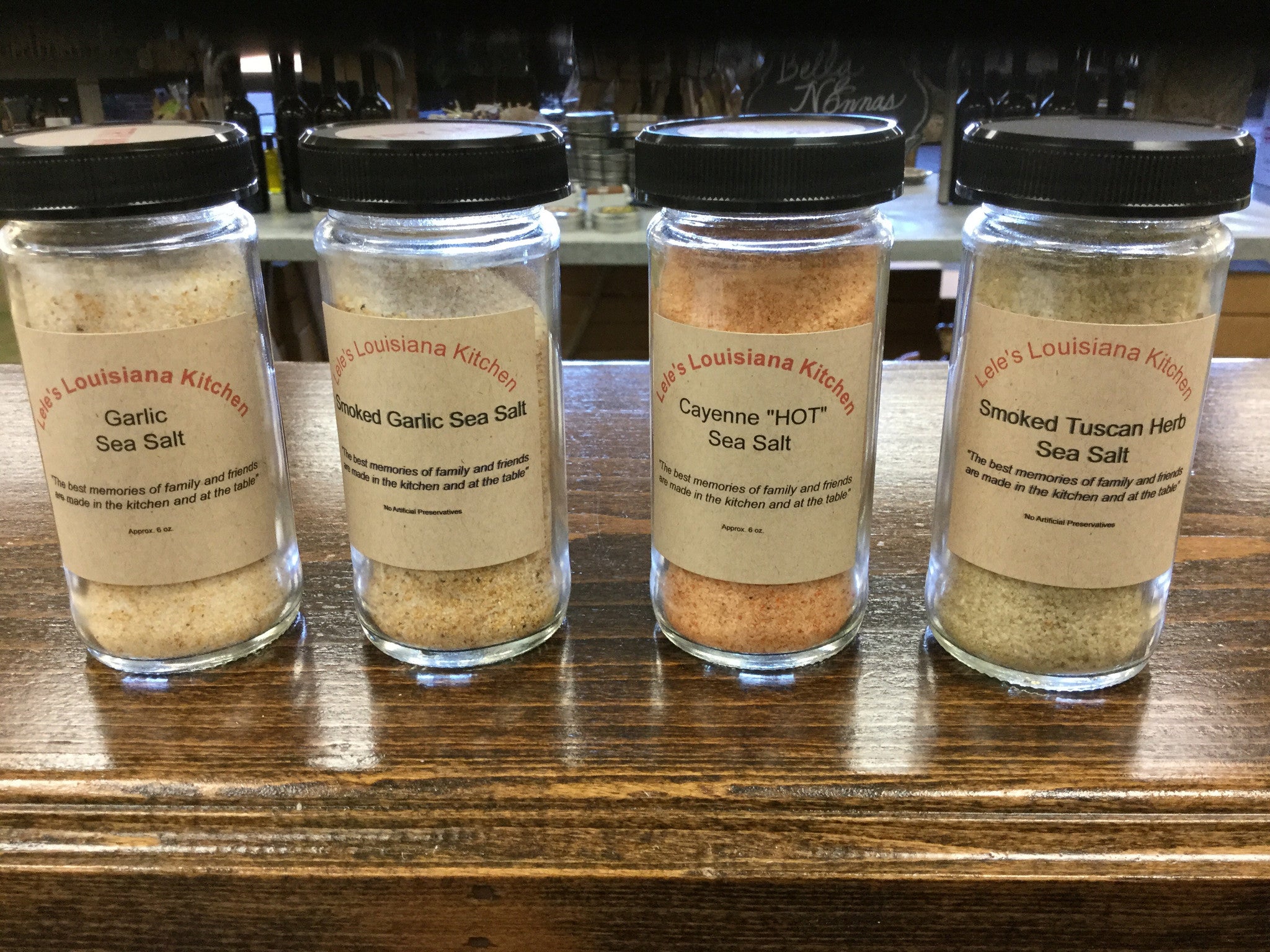 Seasonings:  Pepper, Salt & Salt-Free Options