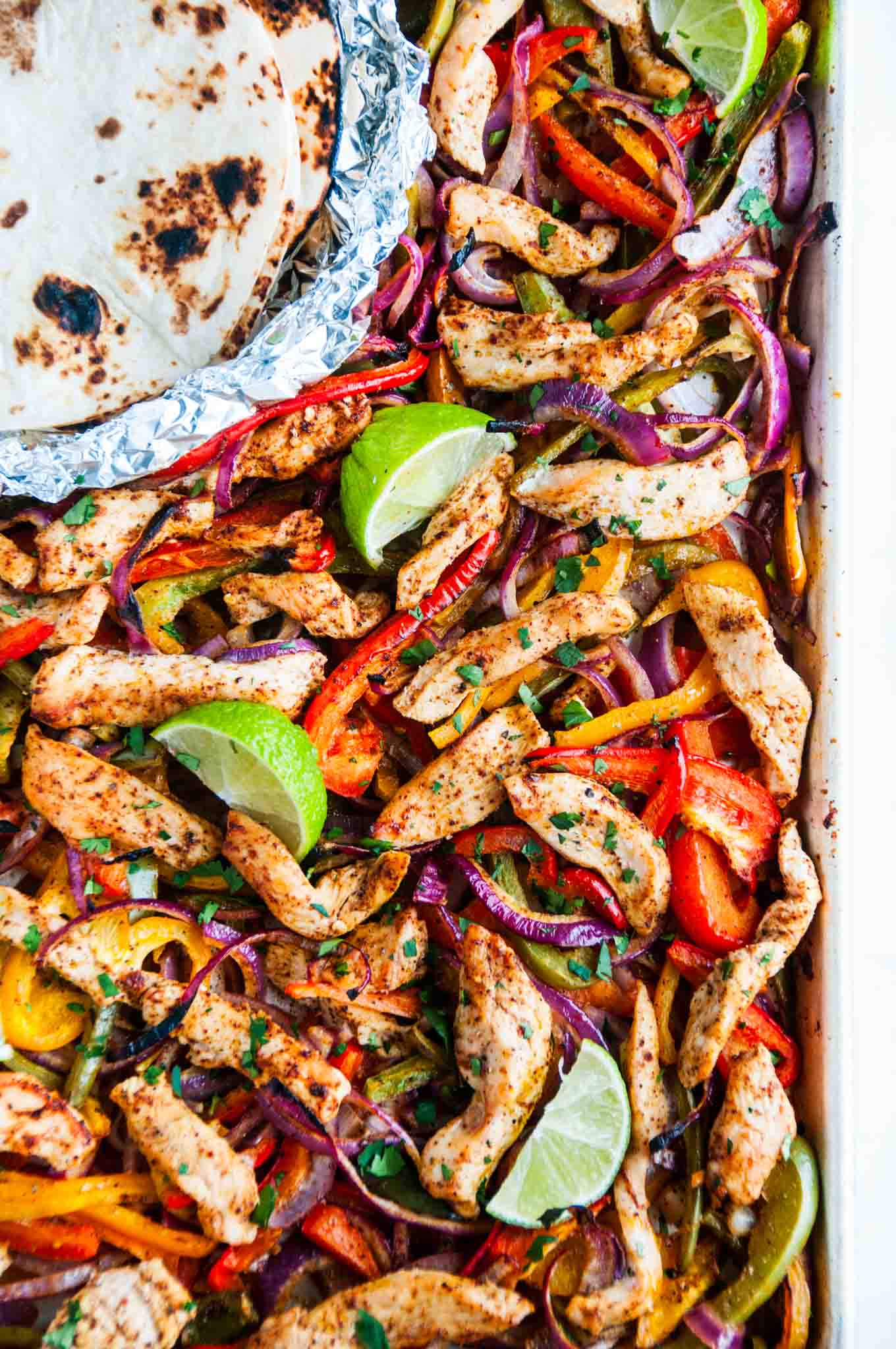 Sheet Pan Chicken Fajitas