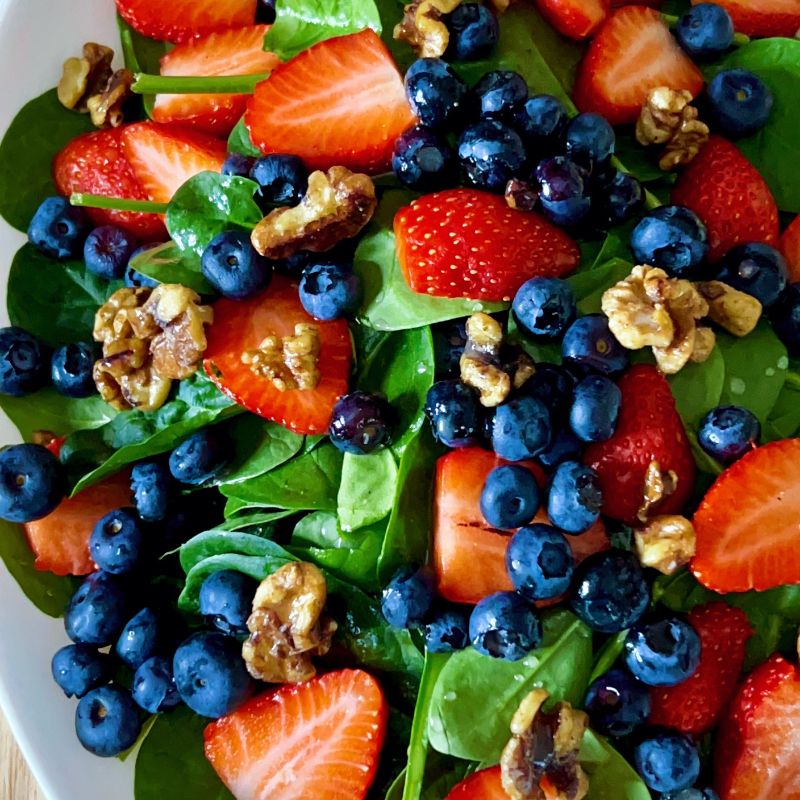 Persian Lime and Blueberry Salad