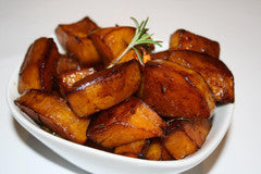 Cranberry-Pear Balsamic Glazed Butternut Squash with Rosemary