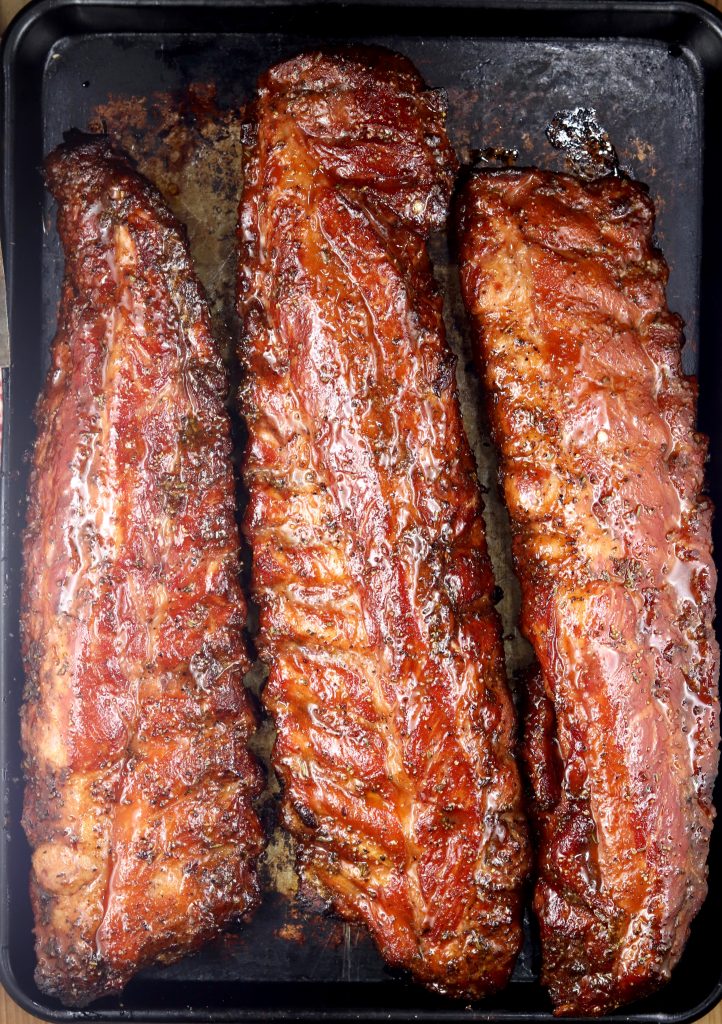 Maple Bourbon Glazed Ribs