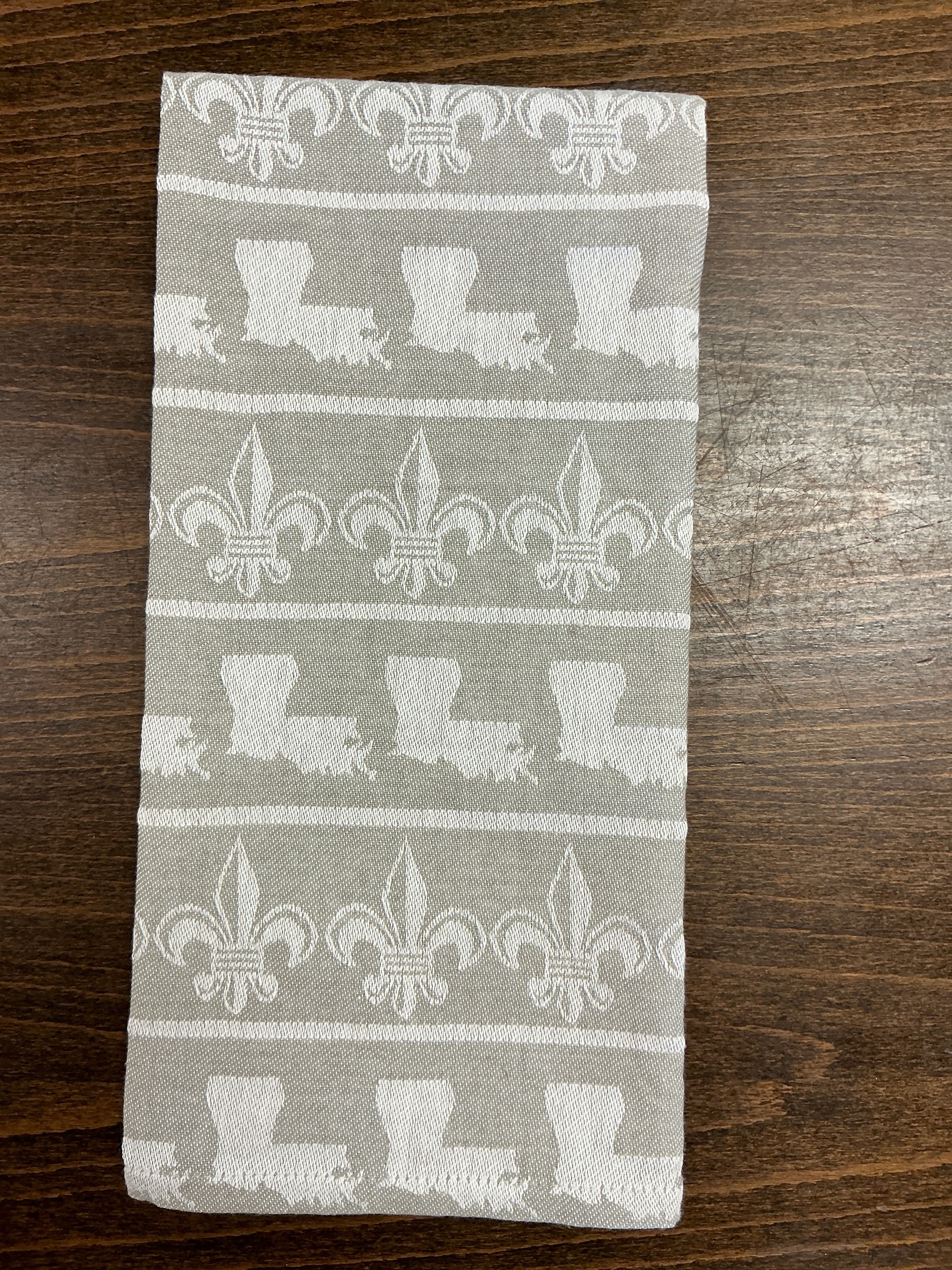 Tea Towel- Louisiana Fleur Jacquard