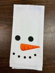 Tea Towel - Snowman Face