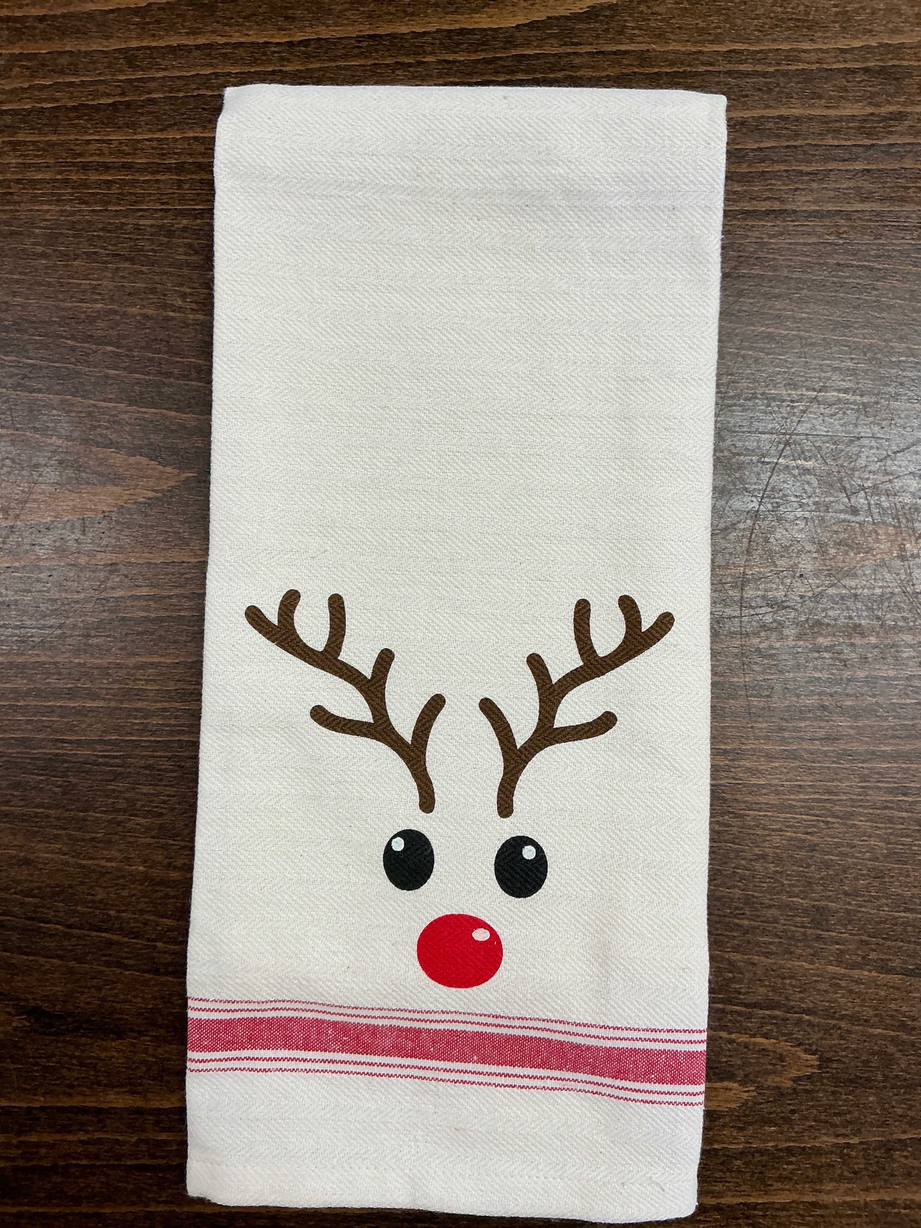 Tea Towel - Rudolph Face