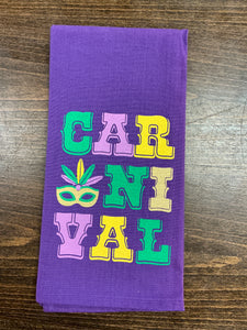 Tea Towel - Purple Carnival