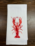 Tea Towel - Watercolor Crawfish